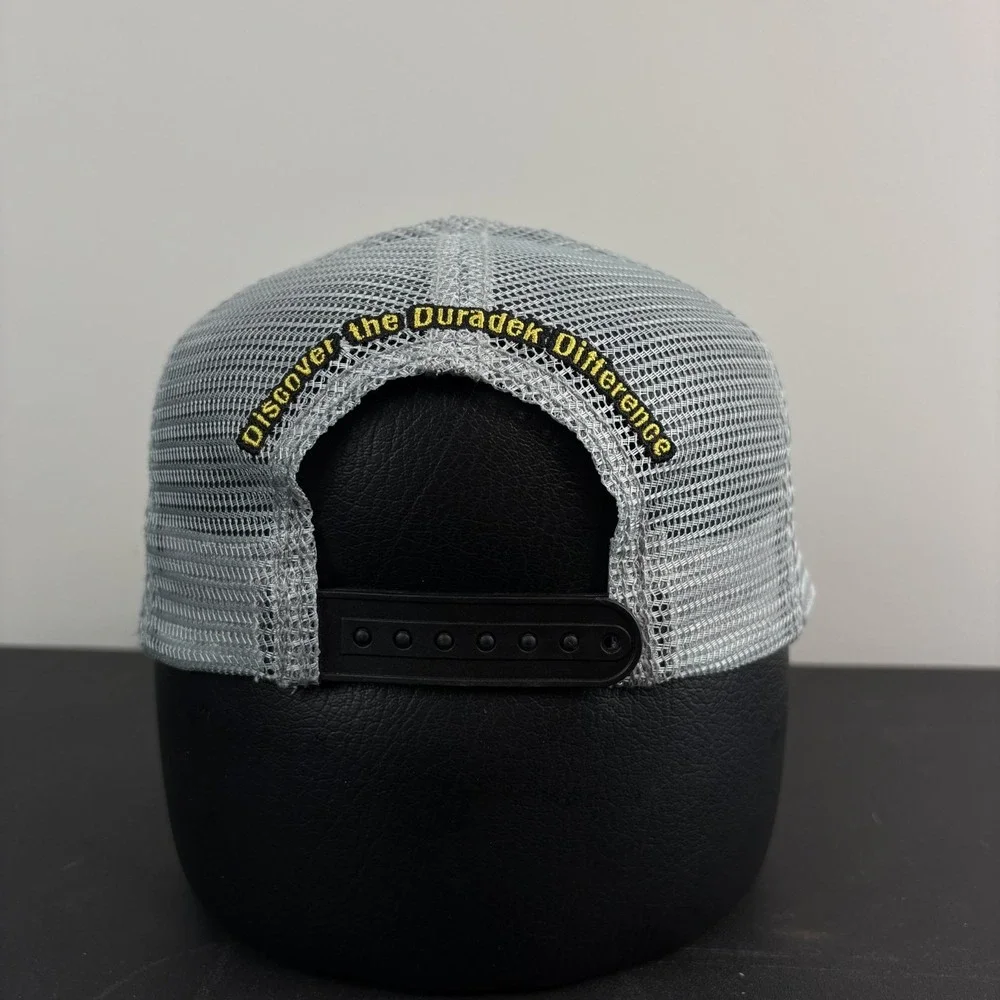 Duradek‎ Northwest Trucker Hat Black Grey Mesh Cap Workwear Snapback Adjustable